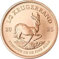 1/2 OZ GOLD KRUGERRAND