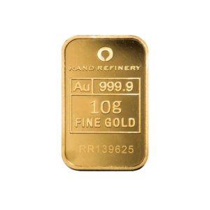 10g Gold Rand Refinery Minted Bar